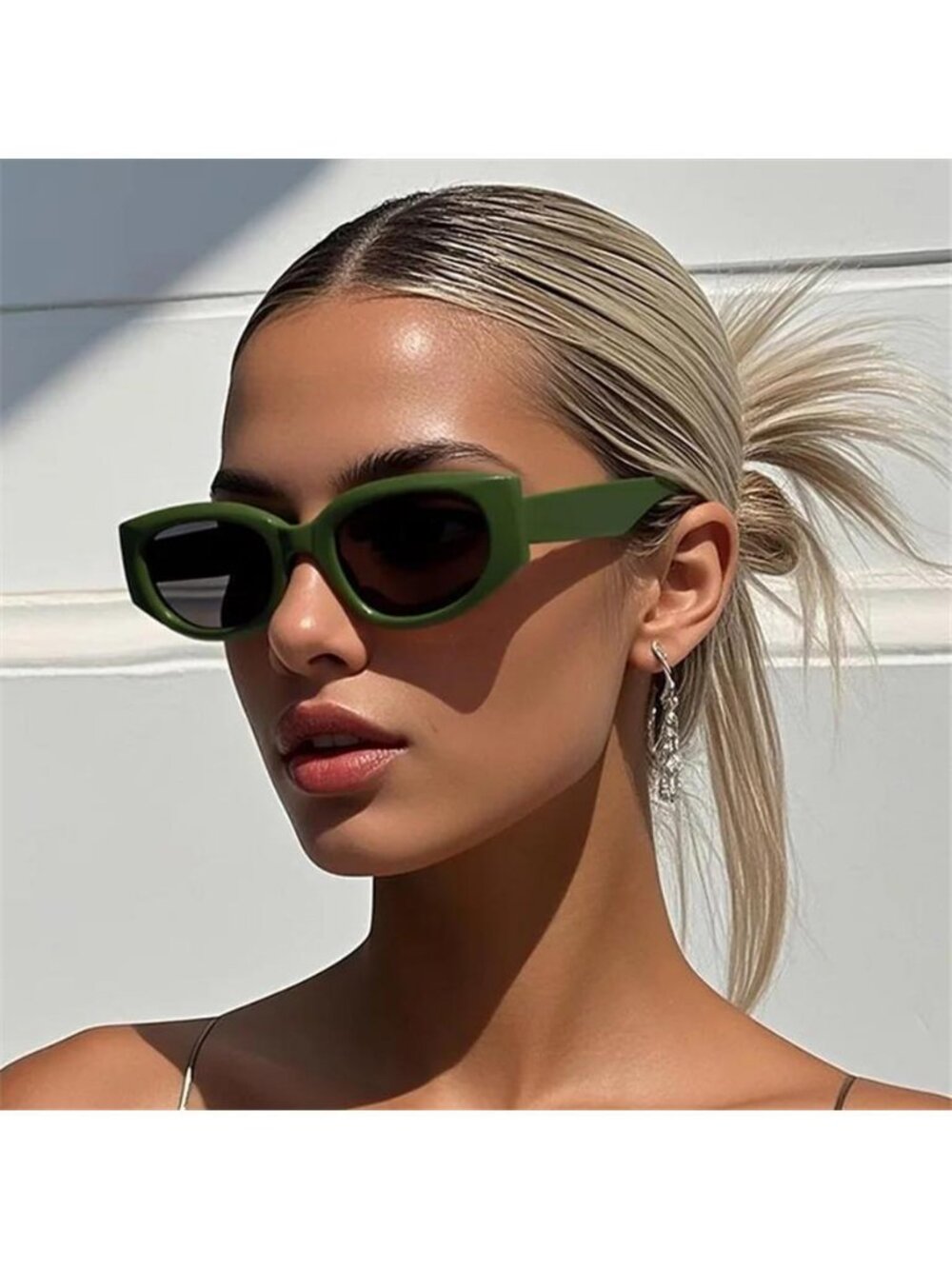 Retro Square Frame  Sunglasses
